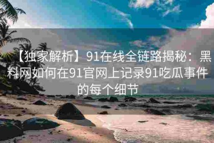 【独家解析】91在线全链路揭秘：黑料网如何在91官网上记录91吃瓜事件的每个细节