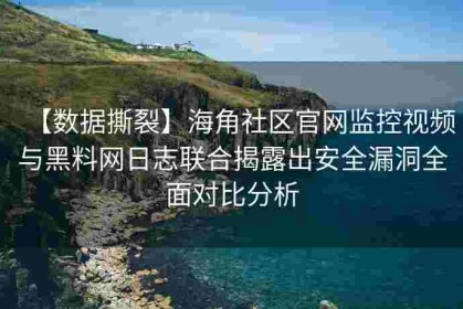 【数据撕裂】海角社区官网监控视频与黑料网日志联合揭露出安全漏洞全面对比分析